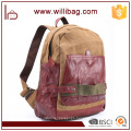 Canvas school bags trendy backpack outdoor adventure backpack Custom Canvas Backpack